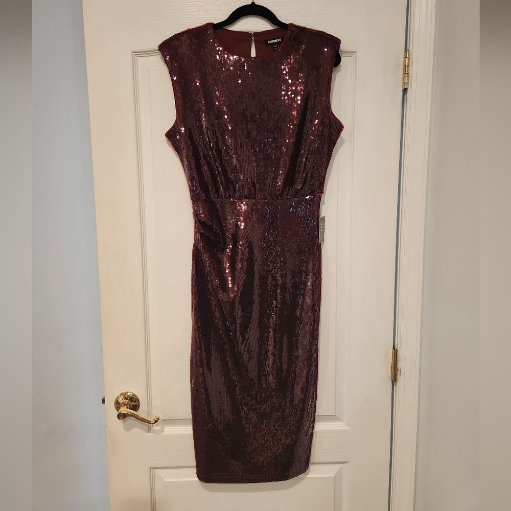 NWT Express Sequined dress